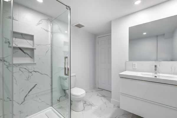 Basement Bathroom Installation in Nokomis